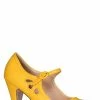 CJ Shoes Oh My Mary J's Heels Yellow