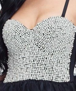 LYDIA Corsets Pretty As A Pearl Tulle Corset Dress White 16 LYDIA Corsets Pretty As A Pearl Tulle Corset Dress White