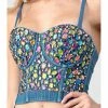 LYDIA Totally Eighties Jeweled Corset Corsets