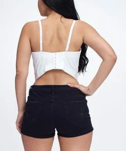 LYDIA Rhinestone Jeweled Crop Corset