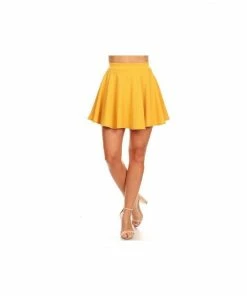 MOA COLLECTIONS The Sass Skater Skirt Gold
