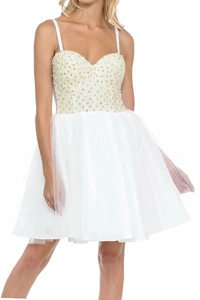 LYDIA Corsets Pretty As A Pearl Tulle Corset Dress White 4 LYDIA Corsets Pretty As A Pearl Tulle Corset Dress White