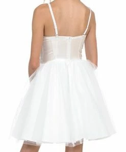 LYDIA Corsets Pretty As A Pearl Tulle Corset Dress White 15 LYDIA Corsets Pretty As A Pearl Tulle Corset Dress White