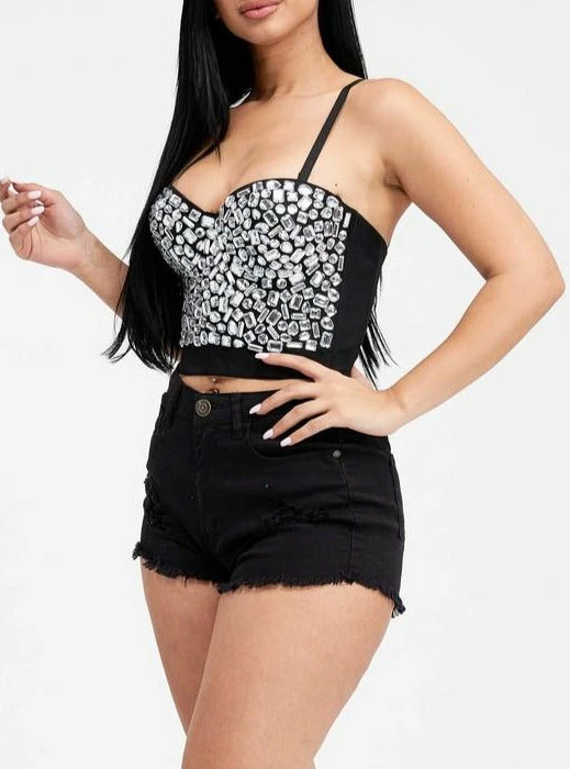 LYDIA Corsets Rhinestone Jeweled Corset 19 LYDIA Corsets Rhinestone Jeweled Corset