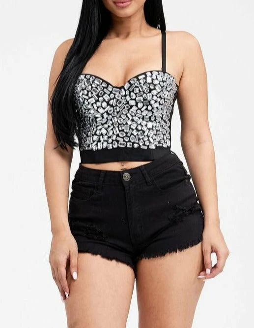 LYDIA Corsets Rhinestone Jeweled Corset 17 LYDIA Corsets Rhinestone Jeweled Corset