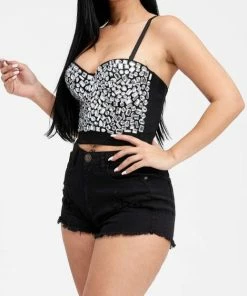 LYDIA Corsets Rhinestone Jeweled Corset