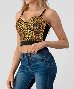 LYDIA Rhinestone Jeweled Corset