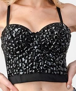 LYDIA Rhinestone Jeweled Corset