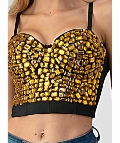 LYDIA Rhinestone Jeweled Corset