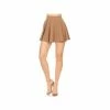 MOA COLLECTIONS The Sass Skater Skirt Tan Mini Skirts & Mid Length Skirt