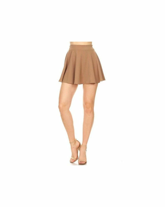 MOA COLLECTIONS The Sass Skater Skirt Tan Mini Skirts & Mid Length Skirt 3 MOA COLLECTIONS The Sass Skater Skirt Tan Mini Skirts & Mid Length Skirt