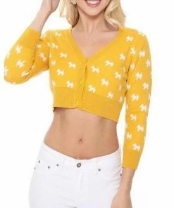 MAK-1 I Woof You Cropped Sweaters & Cardigans