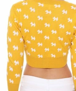 MAK-1 I Woof You Cropped Sweaters & Cardigans