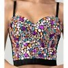 LYDIA Rhinestone Jeweled Multi Color Corset Corsets 1 LYDIA Rhinestone Jeweled Multi Color Corset Corsets