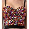 LYDIA Corsets Rhinestone Jeweled Multi Color Corset
