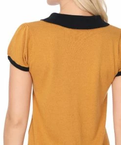 MAK-1 Meow Kitty Cardigan Gold Sweaters & Cardigans