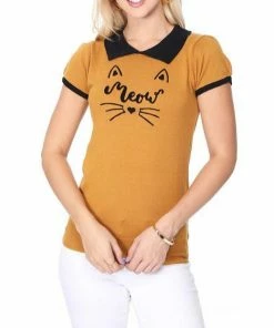 MAK-1 Sweaters & Cardigans Meow Kitty Cardigan Red