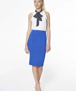 TOP TEN Joan Skirt - Royal Blue