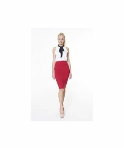 TOP TEN Party Skirt & Pencil Skirts Joan Skirt - Red