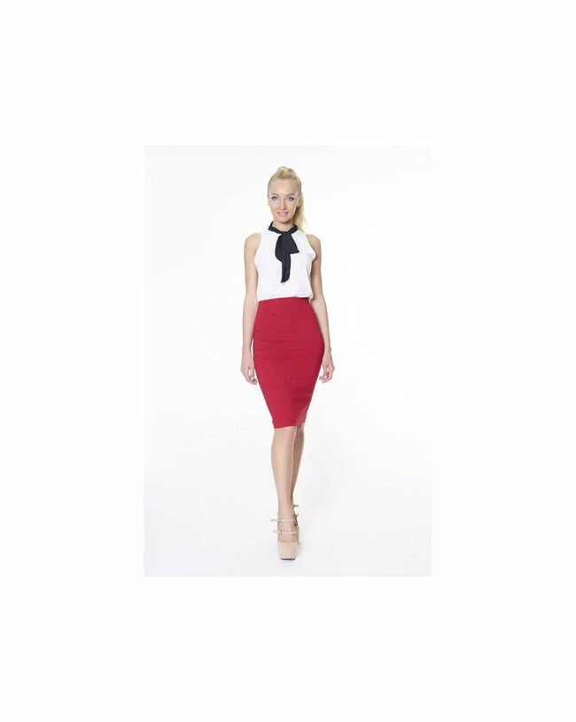 TOP TEN Party Skirt & Pencil Skirts Joan Skirt - Red 3 TOP TEN Party Skirt & Pencil Skirts Joan Skirt - Red