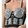 LYDIA Rhinestone Jeweled Crop Corset