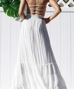 Dress Day Crazy For You Smoked Maxi Dress Blue Maxi Dresses & Jumpsuits