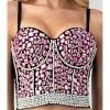 LYDIA Diamonds And Pearls Jeweled Corset Pink Corsets 1 LYDIA Diamonds And Pearls Jeweled Corset Pink Corsets