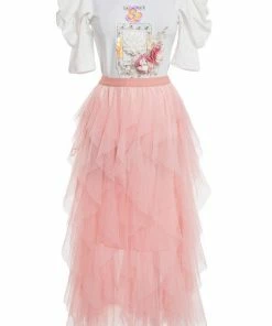 Supreme Fashions Layla Mesh & Tulle Skirt Tulle & Mesh Skirts