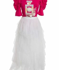 Supreme Fashions Tulle & Mesh Skirts Layla Mesh & Tulle Skirt