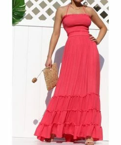 Dress Day Crazy For You Smocked Maxi Dress White