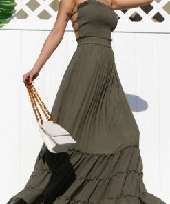 Dress Day Crazy For You Smocked Maxi Dress Black