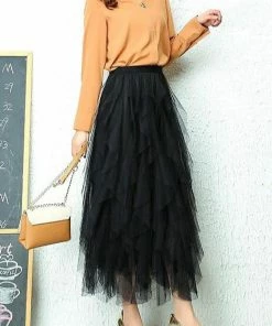 Strut & Bolt Jasmine Layer Tulle Skirt Cream