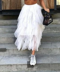 DAY G Jasmine Layer Tulle Skirt Black