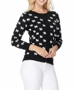 MAK-1 Cute As A Button Scottie Cardigan Red Sweaters & Cardigans