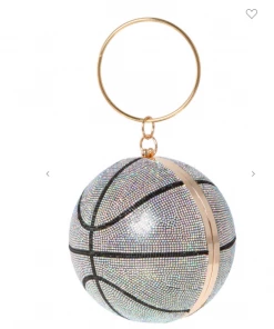 Icco Accessories Rhinestone Basketball Purses