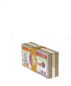 Icco Accessories Rhinestone Stash Of Cash Dollar Bill Clutch
