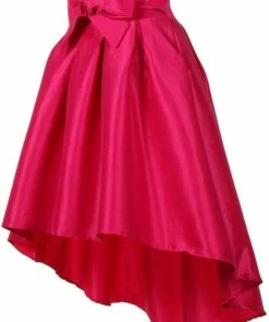 Fashionomics Party Skirt & Pencil Skirts Diamonds Are Forever High Low Skirt Tan