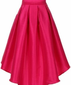 Fashionomics Party Skirt & Pencil Skirts Diamonds Are Forever High Low Skirt Tan