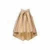 Fashionomics Party Skirt & Pencil Skirts Diamonds Are Forever High Low Skirt Tan