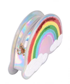 H&D Rainbow Cloud Sequin Purse Purses