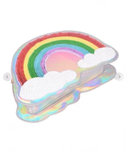 H&D Rainbow Cloud Sequin Purse Purses