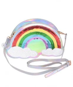 H&D Rainbow Cloud Sequin Purse Purses