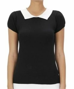 MAK-1 All You Need Classic Collar Top Sweaters & Cardigans