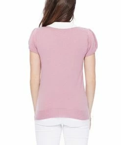 MAK-1 All You Need Classic Collar Top Sweaters & Cardigans