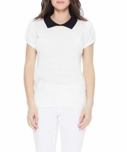 MAK-1 All You Need Classic Collar Top Sweaters & Cardigans