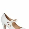 CJ Shoes Top Styles Oh My Mary J's Heels White
