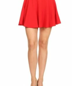 MOA COLLECTIONS Mini Skirts & Mid Length Skirt The Sass Skater Skirt White