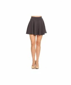 MOA COLLECTIONS The Sass Skater Skirt Gray