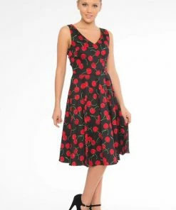IXIA2 Claire Dress - Cherry Pin Up Dresses