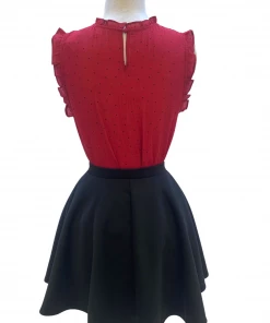 EM Hopeful Heart Maroon Top Short Sleeve Top